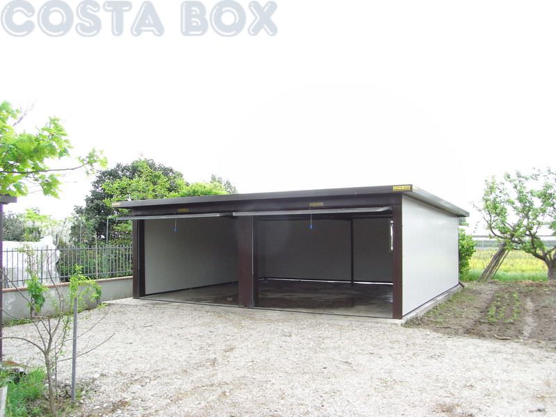 Box auto doppio legno verona, garage auto legno, box prefabbricato